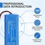 GODOX LC500R Battery 14.8V 3400mAh - Compatible Replacement