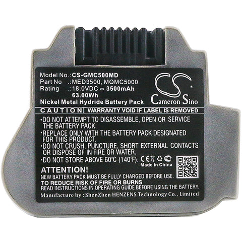 GE MAC Stress Battery 18V 3500mAh - Compatible Replacement