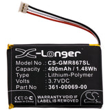 Garmin 010-11925-00 Battery 3.7V 400mAh - Compatible Replacement