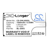 CS-GNL600SL battery product image 3