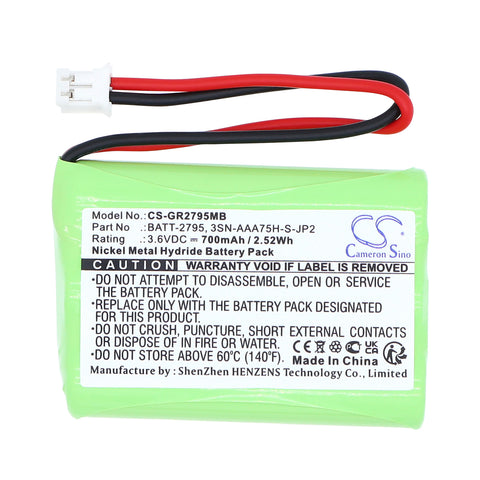 Motorola MBP36PU Battery 3.6V 700mAh - Compatible Replacement