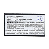 Cameron Sino CS-GWP826CL Battery 2800 mAh Li-ion — product view 4