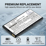 Cameron Sino CS-GWP826CL Battery 2800 mAh Li-ion — product view 6