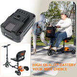 SuperHandy All Terrain 4 Wheels Mobility Scooter Battery 48.0V 2000mAh - Compatible Replacement