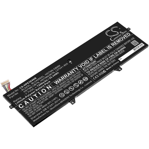 Cameron Sino CS-HPE364NB — whole battery angle with label