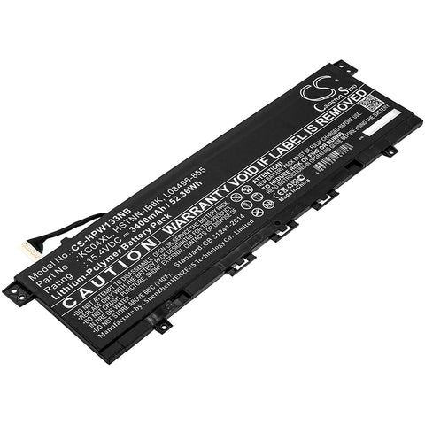 HP TPN-W136 Battery 15.4V 3400mAh Li-Polymer - Compatible Replacement