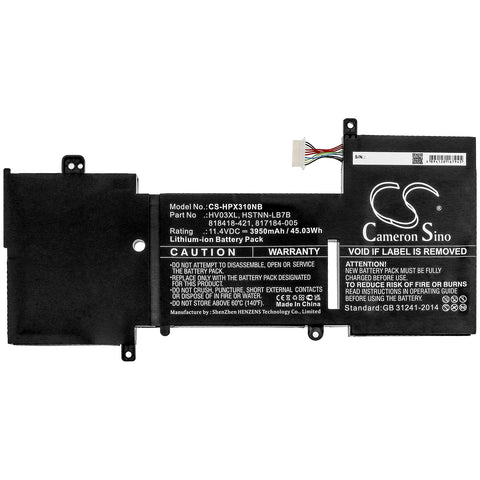 HP X360 310 G2 Battery 11.4V 3950mAh - Compatible Replacement