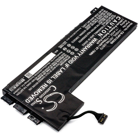 HP ZBook 15 G3 Y6J59ET Battery 11.4V 7700mAh - Compatible Replacement