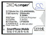 CS-HSE980SL battery product image 4