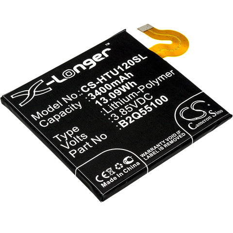 HTC 35H00278-00M Battery 3.85V 3400mAh Li-Polymer - Compatible Replacement