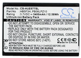 Huawei E5377 Battery 3.7V 3400mAh - Compatible Replacement