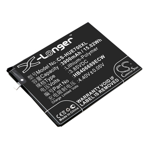 Huawei JKM-LX1 / JKM-LX2 / JKM-LX3 / JKM-TL00 Battery 3.85V 3900mAh - Compatible Replacement