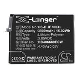 Huawei JKM-LX1 / JKM-LX2 / JKM-LX3 / JKM-TL00 Battery 3.85V 3900mAh - Compatible Replacement