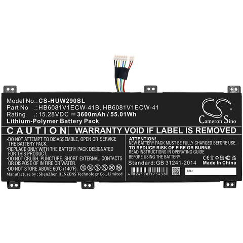 CS-HUW290SL battery product image 1