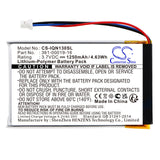 Garmin 361-00019-12 Battery 3.7V 1250mAh - Compatible Replacement