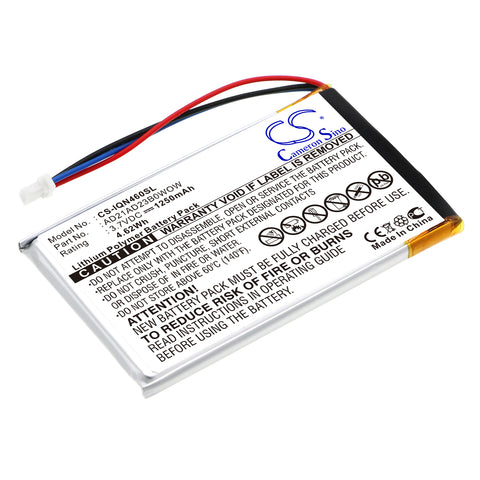 Garmin Nuvi 465 Battery 3.7V 1250mAh - Compatible Replacement