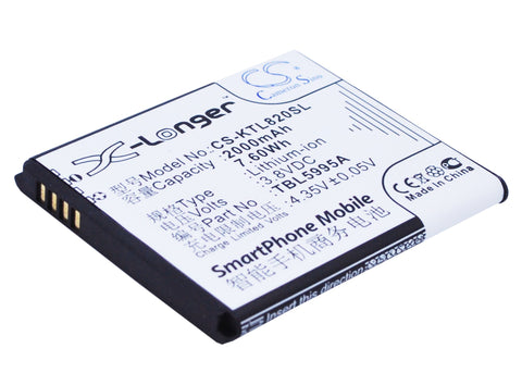 Cameron Sino CS-KTL820SL Battery 2000 mAh Li-ion — battery pack