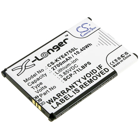 Cameron Sino CS-KYE475SL Battery 2700 mAh Li-ion — battery pack