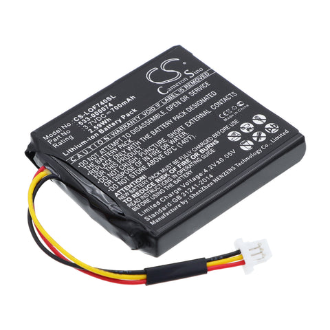 Logitech G930 Battery 3.7V 700mAh - Compatible Replacement