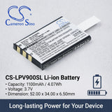 Cameron Sino CS-LPV900SL Battery 1100 mAh Li-ion — product view 3