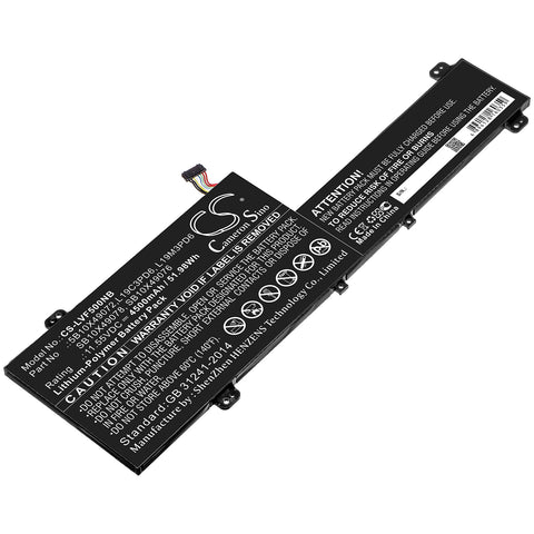 Cameron Sino CS-LVF500NB — whole battery angle with label