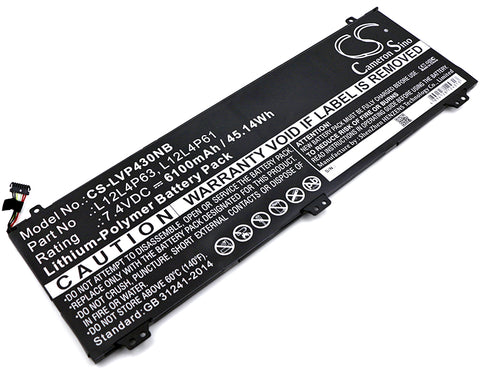 Lenovo IdeaPad U430p Battery 7.4V 6100mAh - Compatible Replacement