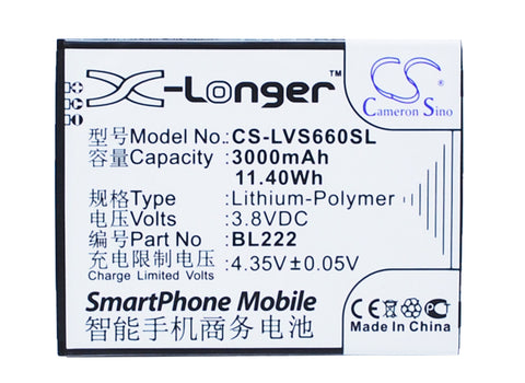 CS-LVS660SL battery product image 1