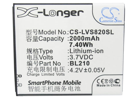 CS-LVS820SL battery product image 1