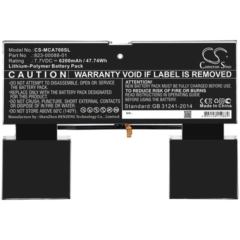 Google A70 Battery 7.7V 6200mAh Li-Polymer - Compatible Replacement