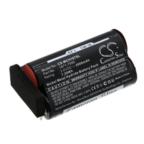 Moser 1871-7590 Battery 3.6V 2000mAh Ni-MH - Compatible Replacement