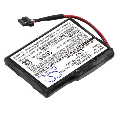 Mitac 338937010159 Battery 3.7V 750mAh Li-Ion - Compatible Replacement