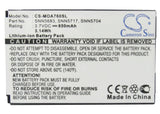 Motorola i860 Battery 3.7V 850mAh - Compatible Replacement