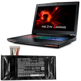 MSI GT72S 6QF Dragon Edition G 29th Anniversary Edition Battery 11.1V 7500mAh - Compatible Replacement