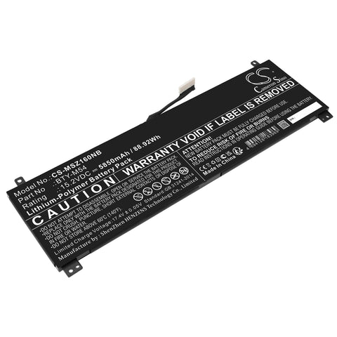 Cameron Sino CS-MSZ160NB — labelled whole battery angle