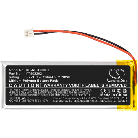 CS-MTX200SL battery product image 1