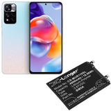 Xiaomi Redmi Note 11 Pro Battery 3.87V 4900mAh - Compatible Replacement