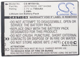 Sagem my200X Battery 3.7V 750mAh - Compatible Replacement