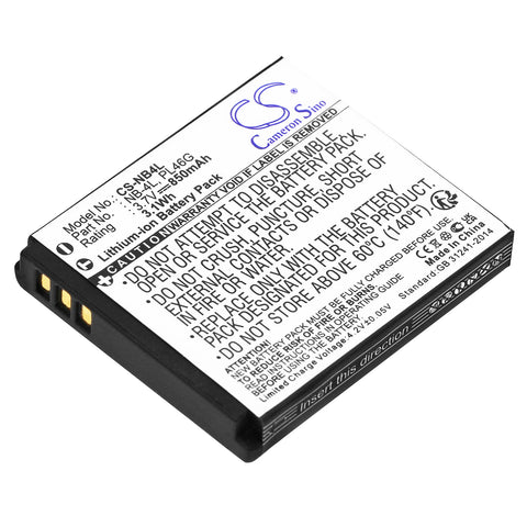 Cameron Sino CS-NB4L — whole battery angle with label