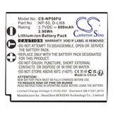 Ricoh WG-M1 Battery 3.7V 800mAh - Compatible Replacement
