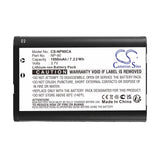 Casio Exilim EX-Z2000 Battery 3.7V 1950mAh - Compatible Replacement