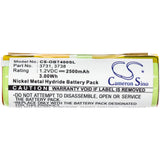 Oral-B Triumph 4000 Battery 1.2V 2500mAh - Compatible Replacement