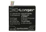 Alcatel One Touch Idol Battery 3.8V 1800mAh - Compatible Replacement