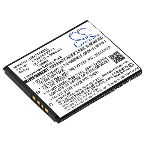 Cameron Sino CS-OT880SL battery product view