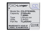 Alcatel TLp020A2 Battery 3.8V 2100mAh - Compatible Replacement