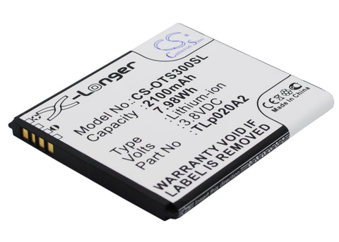 Alcatel TLp020A2 Battery 3.8V 2100mAh - Compatible Replacement