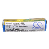 Panasonic ES8103 Battery 3.7V 750mAh - Compatible Replacement