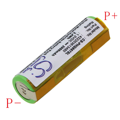 Remington WDF-5000 Battery 1.2V 2000mAh - Compatible Replacement