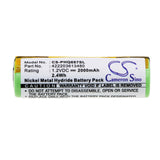 Remington WDF-5000 Battery 1.2V 2000mAh - Compatible Replacement