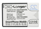Philips Xenium X710 Battery 3.7V 2200mAh - Compatible Replacement