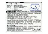 Pantech Vybe Battery 3.7V 900mAh - Compatible Replacement